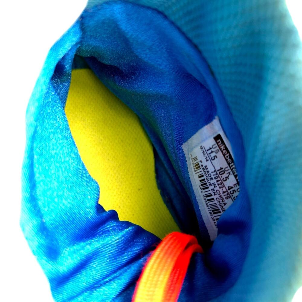 Nike Lunarbeast Elite TD Nikeskin Blue Red Mens Football Cleats Size 11.5‎ - Picture 12 of 12